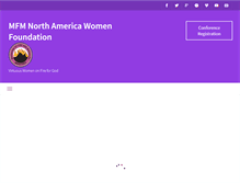 Tablet Screenshot of mfmnawomenfoundation.org